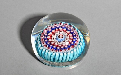 A large Richardson millefiori paperweight 19th century, enclosing...
