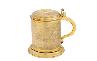 A large early 17th century German silver gilt tankard, Augsburg 1600-1610 by Paul Hübner (b. 1550, meister 1583, d. 1614)