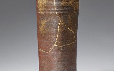 A slender Bizen vase. Late 19th century