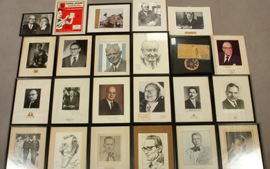 AUTOGRAPHED B/W PHOTO COLLECTION