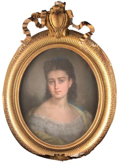 Alphonse Frédéric MURATON (1824-1911) Portrait... - Lot 35 - SGL Enchères - Frédéric Laurent de Rummel et Peggy Savidan