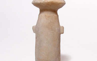 An Egyptian calcite alabastron, Late Period