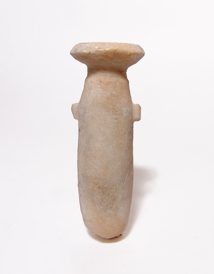 An Egyptian calcite alabastron, Late Period