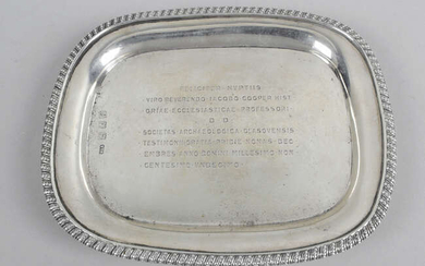 An early George V Glasgow silver small dish.