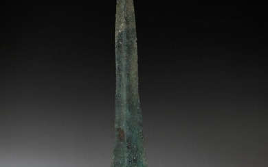 Ancient Greek Bronze Large Dagger blade - (1)