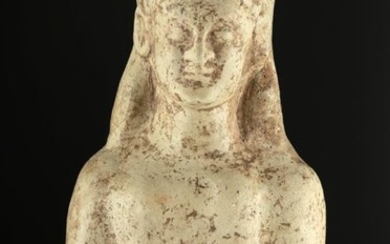 Ancient Greek Pottery Votive Figure, ex-Christie's - 29×14 cm