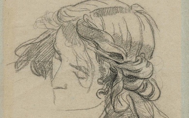 Anselm Feuerbach: Study of a Young Woman's Head