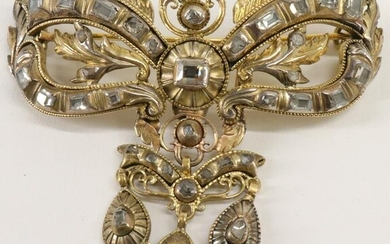 Antique Diamond & Gold Pin