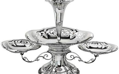Antique Sterling Silver Epergne / Centrepiece / Vase 1911