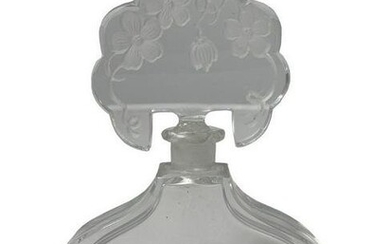 Art Deco French crystal perfurm bottle