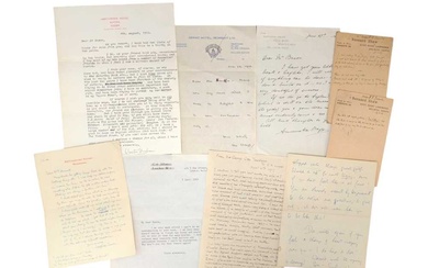 Autograph Collection.- Letters to Fred Bason