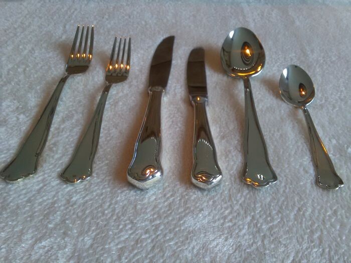 BMF - Cutlery set for 18 people (115) - Silverplate