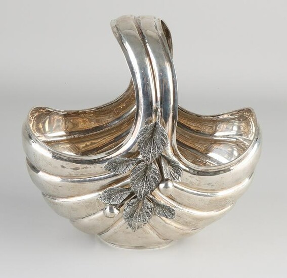 Beautiful silver basket, 800/000, in the shape of a