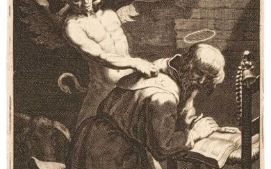 Bloemaert (Cornelis, circa 1603-1692). The Temptation of St. Anthony