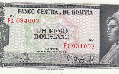 Bolivia 1 Bolivano 1962