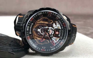 Bomberg - Bolt-68 Automatic 'Barry Foundation' leather strap + medallion and Chain - BS45APBA 'limited edition' 036/500 - Men - 2011-present