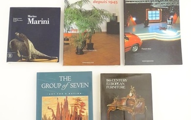 Books: A quantity of assorted reference books comprising Marino Marini edited by Pierre Case, 1999;