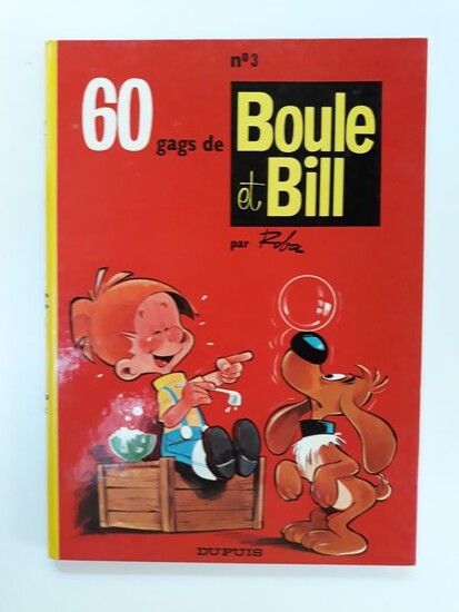 Boule & Bill T3 - 60 gags de Boule et Bill n°3 - Hardcover - First edition - (1966)