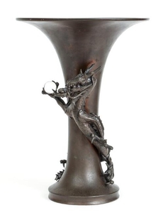 Bronze Dragon Vase
