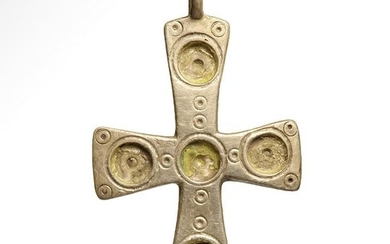 Byzantine Silver Cross, c. 8th-9th Century A.D.