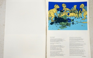 C. BAILLY - M. LEMELIN : Citroën, et la BD. Illustrations - sept sérigraphies signées...