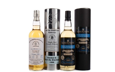 CAOL ILA 1996 SIGNATOR VINTAGE AGED 16 YEARS, AND CAOL ILA 2010 ROBERTSONS OF PITLOCHRY