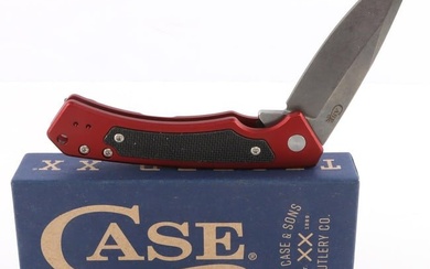 CASE MARILLA RED ANODIZED ALUMINUM G-10 KNIFE