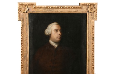 CERCLE DE JOSHUA REYNOLDS PRA (1723-1792) Portrait de Sylvanus Groves, à mi-corps, portant une perruque,...