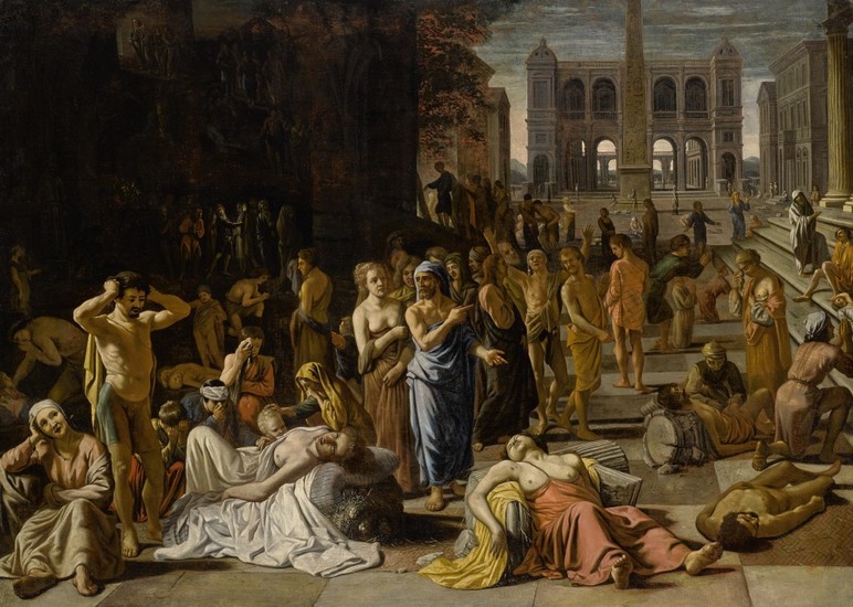 CIRCLE OF MICHAEL SWEERTS | PLAGUE IN AN ANCIENT CITY