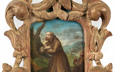 CONTINENTAL SCHOOL, 17TH/18TH CENTURY SAINT FRANCIS OF ASSISI