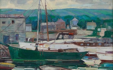 Carl Edgar Swenson, Harbor Scene