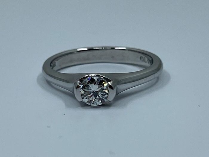 Chimento - 18 kt. White gold - Ring - 0.38 ct Diamond