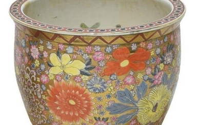 Chinese Famille Rose Parcel-gilt Enameled Porcelain