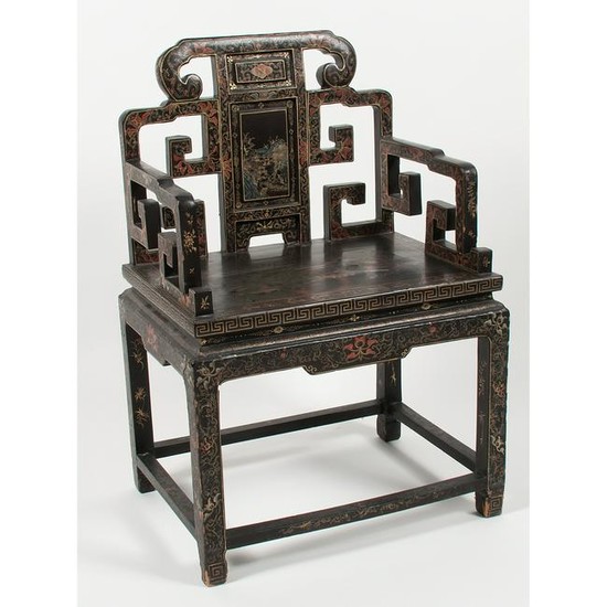 Chinese Lacquered Wedding Chair ??????????