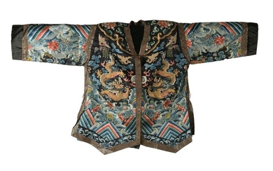 Chinese Silk Embroidered Jacket, 19th Century