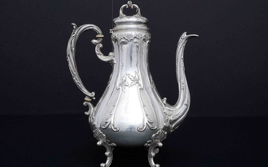 Coffee pot - .950 silver - Tallois&Mayence - France - Early 20th century