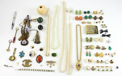 Collection of Goldtone and Costume Jewelry