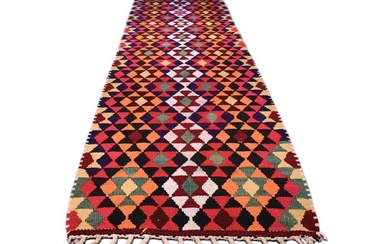 Colorful Tribal Kurdi - Kelim - 302 cm - 83 cm