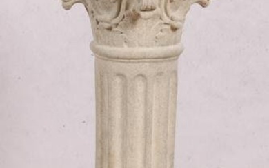 Corinthian Pedestal with English Lead Sundial