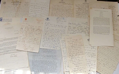 Correspondence of a Jewish family, 43 Letters, sent to Palestine, including 2 letters from Active service, 1930-40’s.