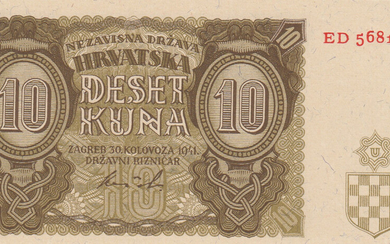 Croatia 10 Kuna 1941