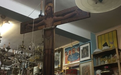 Crucifix (1) - Wood - 20th century