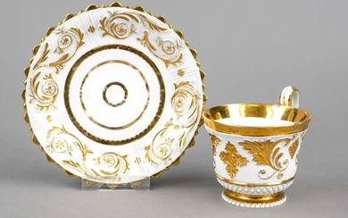 Cup with saucer, Meissen, 19th c