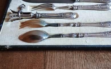 Cutlery set (5) - Silverplate