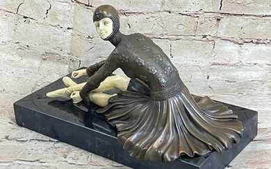 D.H Chiparus Art Deco Dancer Bronze