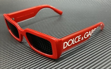 DOLCE & GABBANA DG6187 309687 Red Grey Womens 53 mm Sunglasses