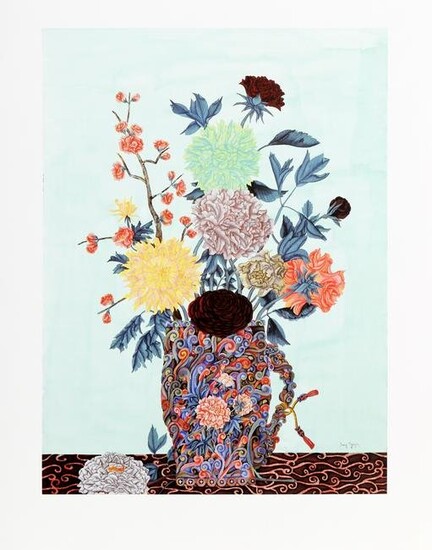 David Nguyen, Flowers Sixteen, Lithograph