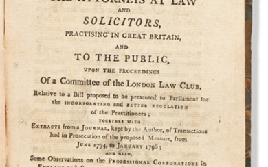 Day, Joseph (fl. circa 1795) An Address to the Attorneys at Law and...