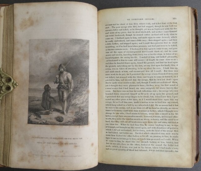 Defoe, Robinson Crusoe, and Falconer Tempest, 1837