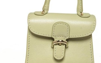 Delvaux Green Brillant Leather Bag Charm